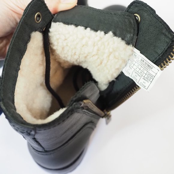 UGG Black Combat Boots - Picture 6 of 10